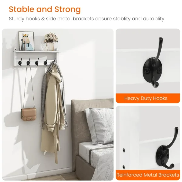 wall shelf hooks 5