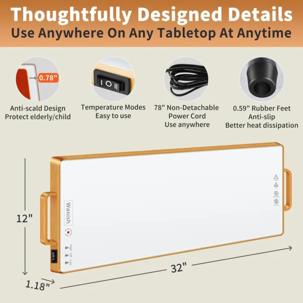 warming tray electric 3