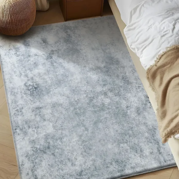 washable rug grey 1