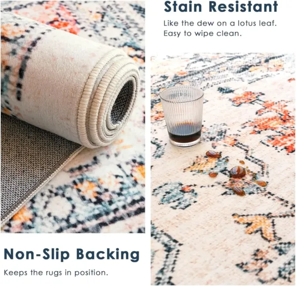 washable rug vintage style 5