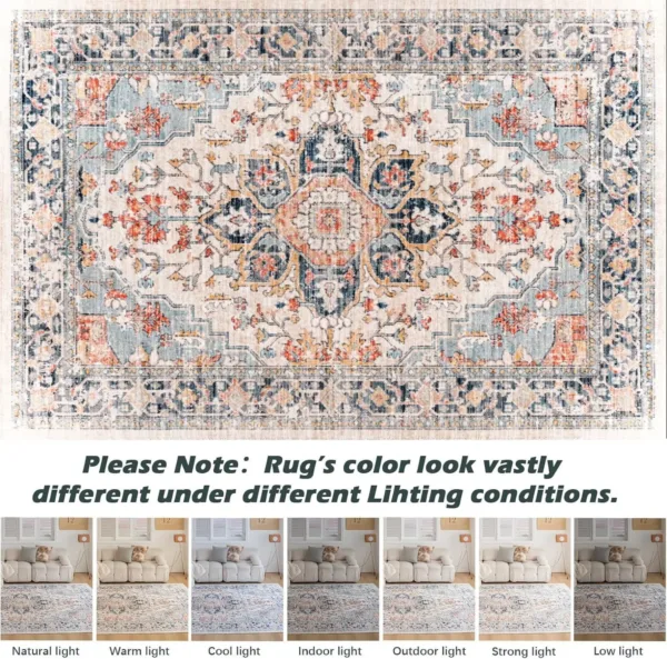 washable rug vintage style 7