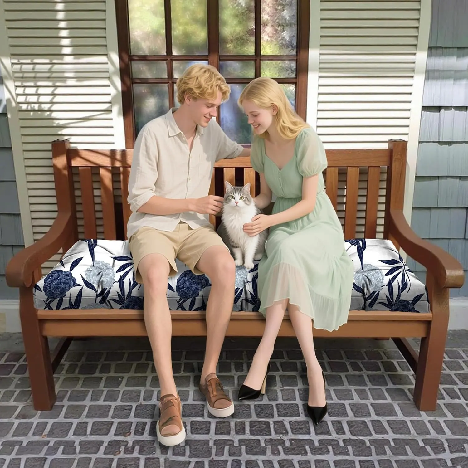 waterproof bench cushion patio 6