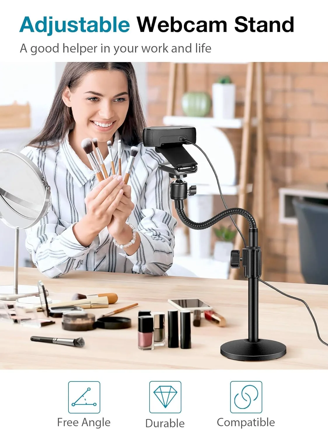 webcam stand desk mount 7