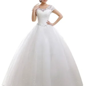 wedding dress floor length 1