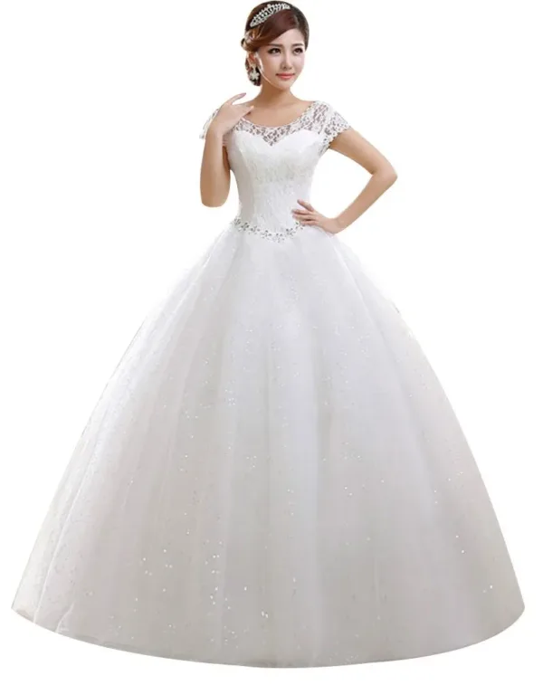 wedding dress floor length 1