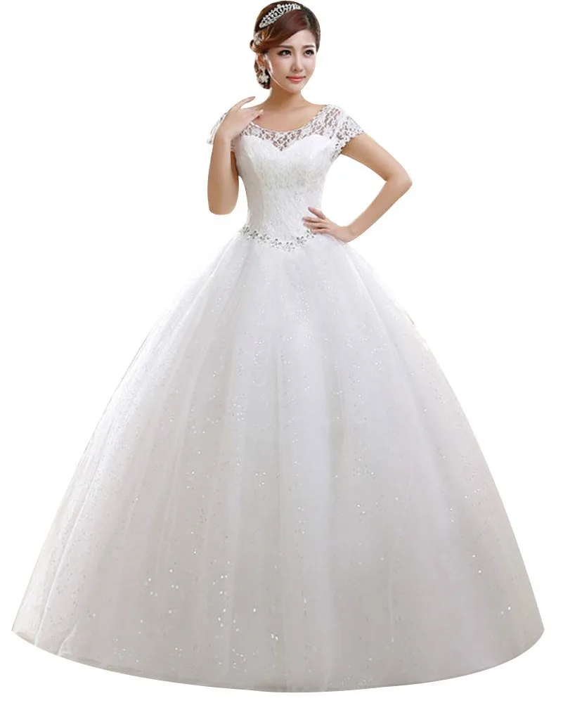 wedding dress floor length 1