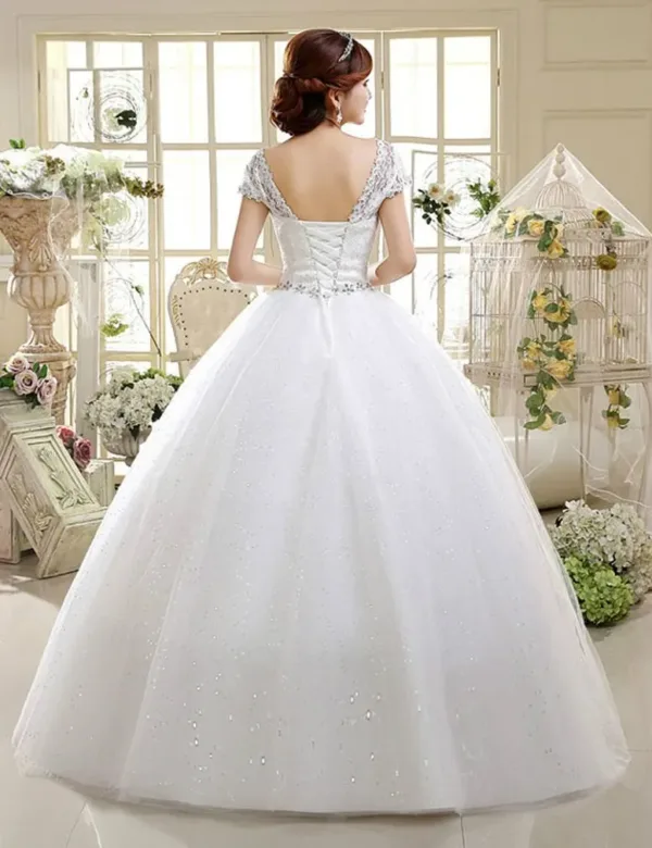 wedding dress floor length 2
