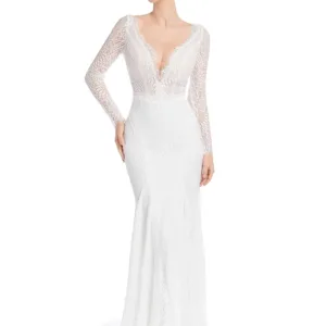 wedding dress lace open 1