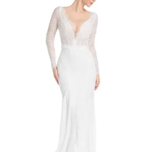 wedding dress lace open 2