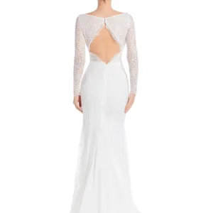 wedding dress lace open 6