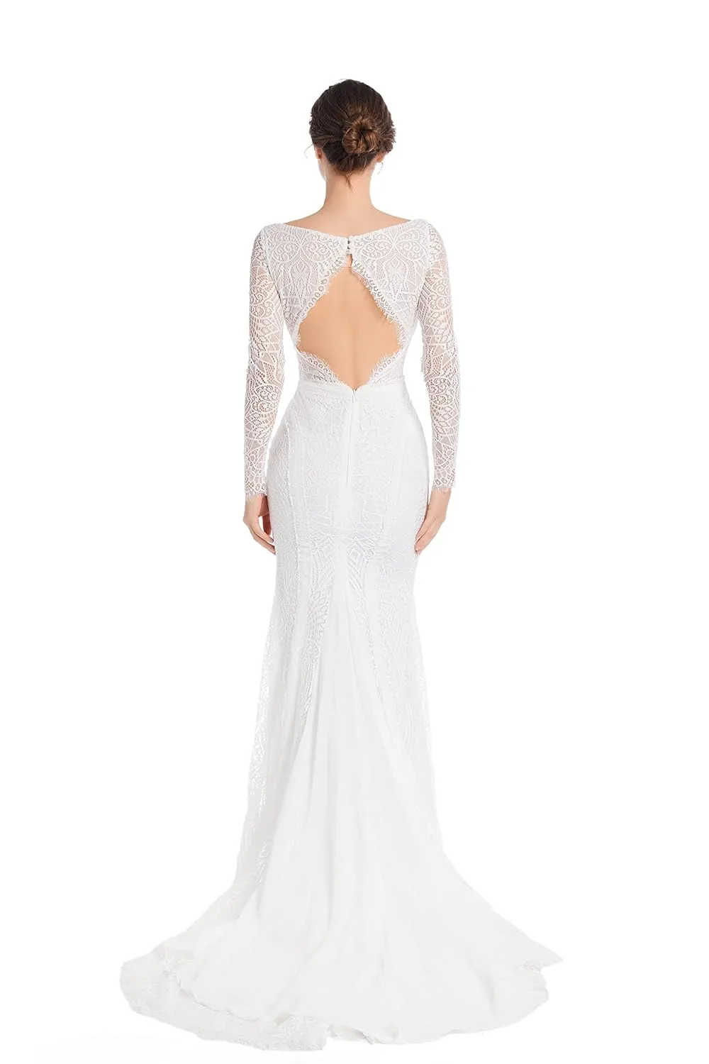 wedding dress lace open 6