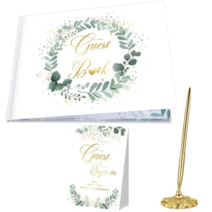 wedding guest book set 1