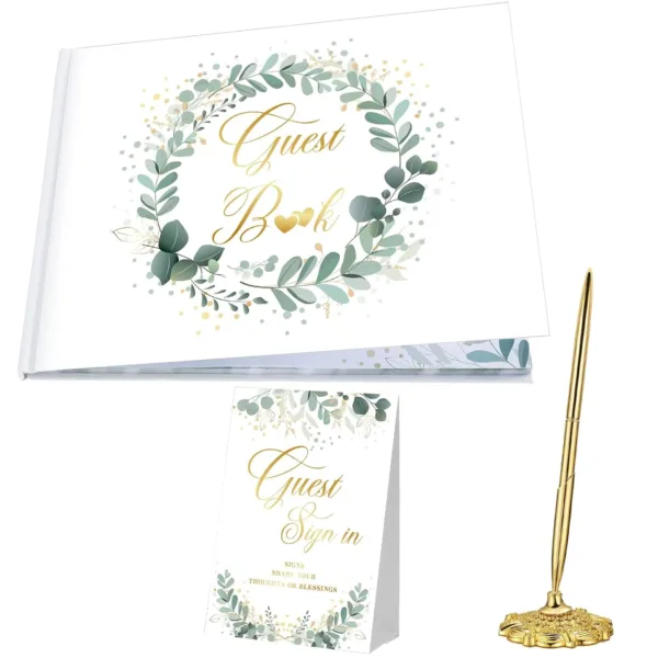 wedding guest book set 1