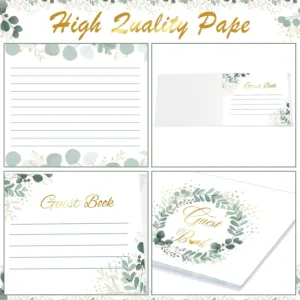 wedding guest book set 3