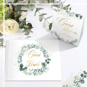 wedding guest book set 4