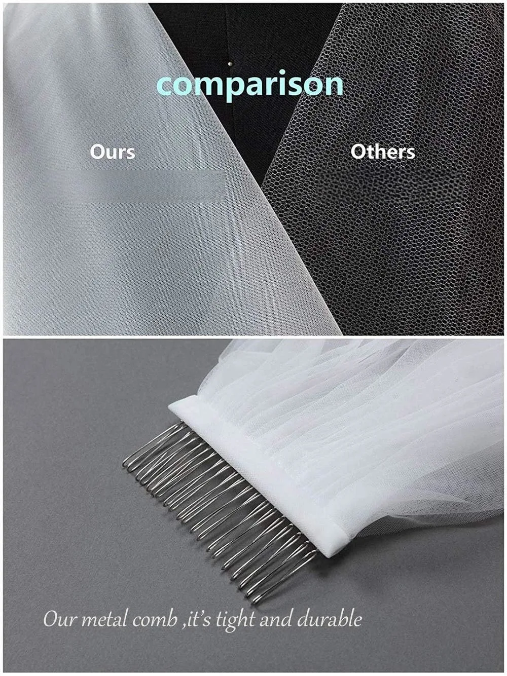 wedding veil comb 6