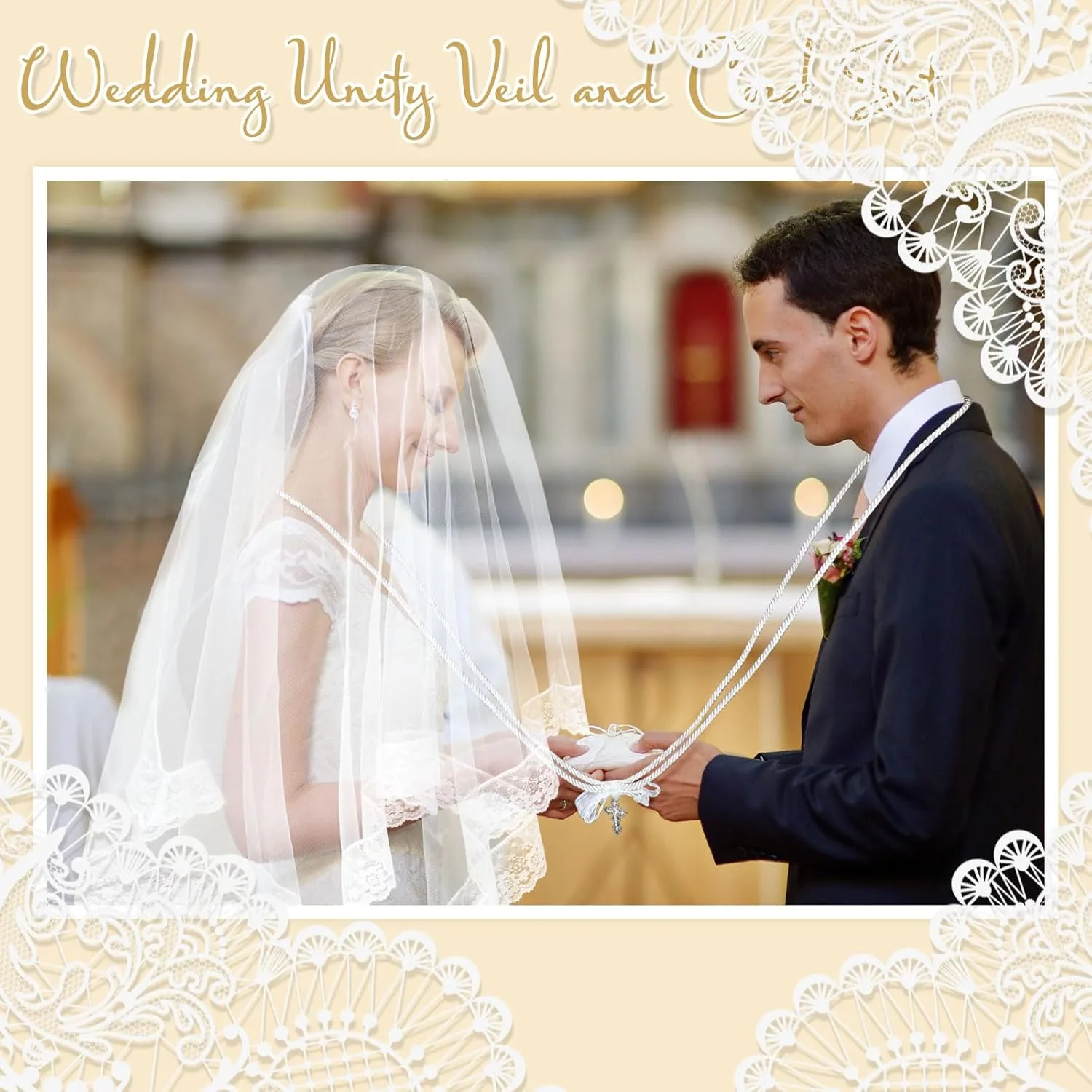 wedding veil cord set 5