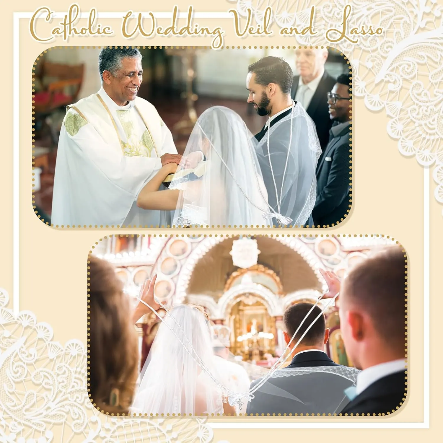 wedding veil cord set 6