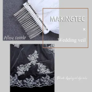 wedding veil lace floral 4