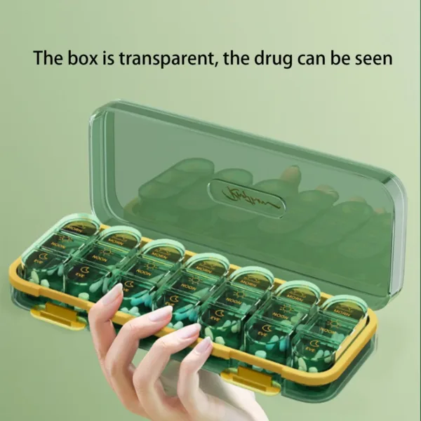 weekly pill box large 5