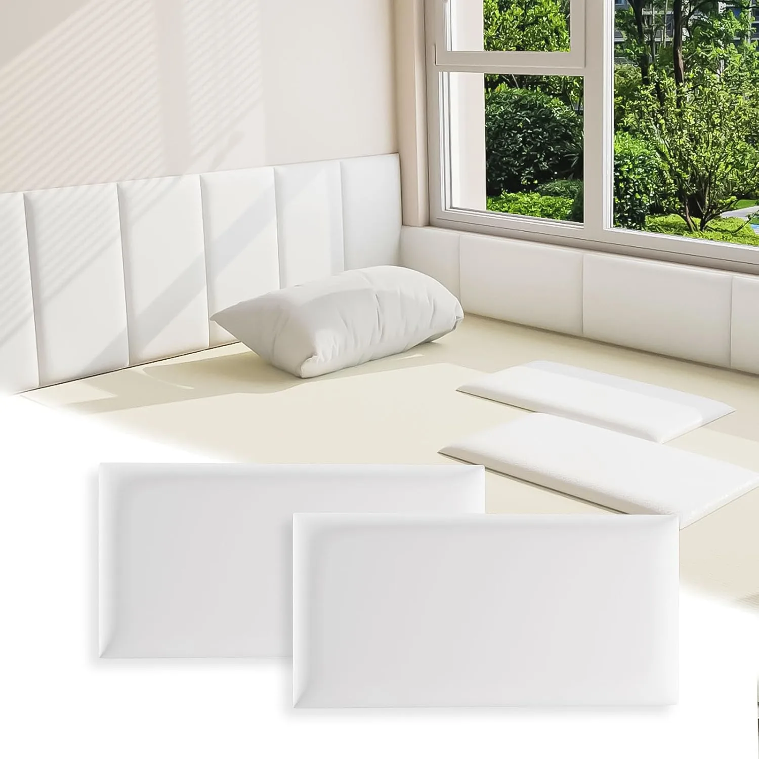 white headboard wall panel 1