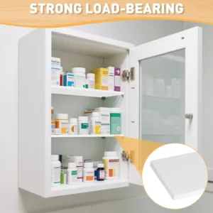 white medicine cabinet shelf 5