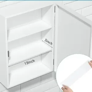 white medicine cabinet shelf 7