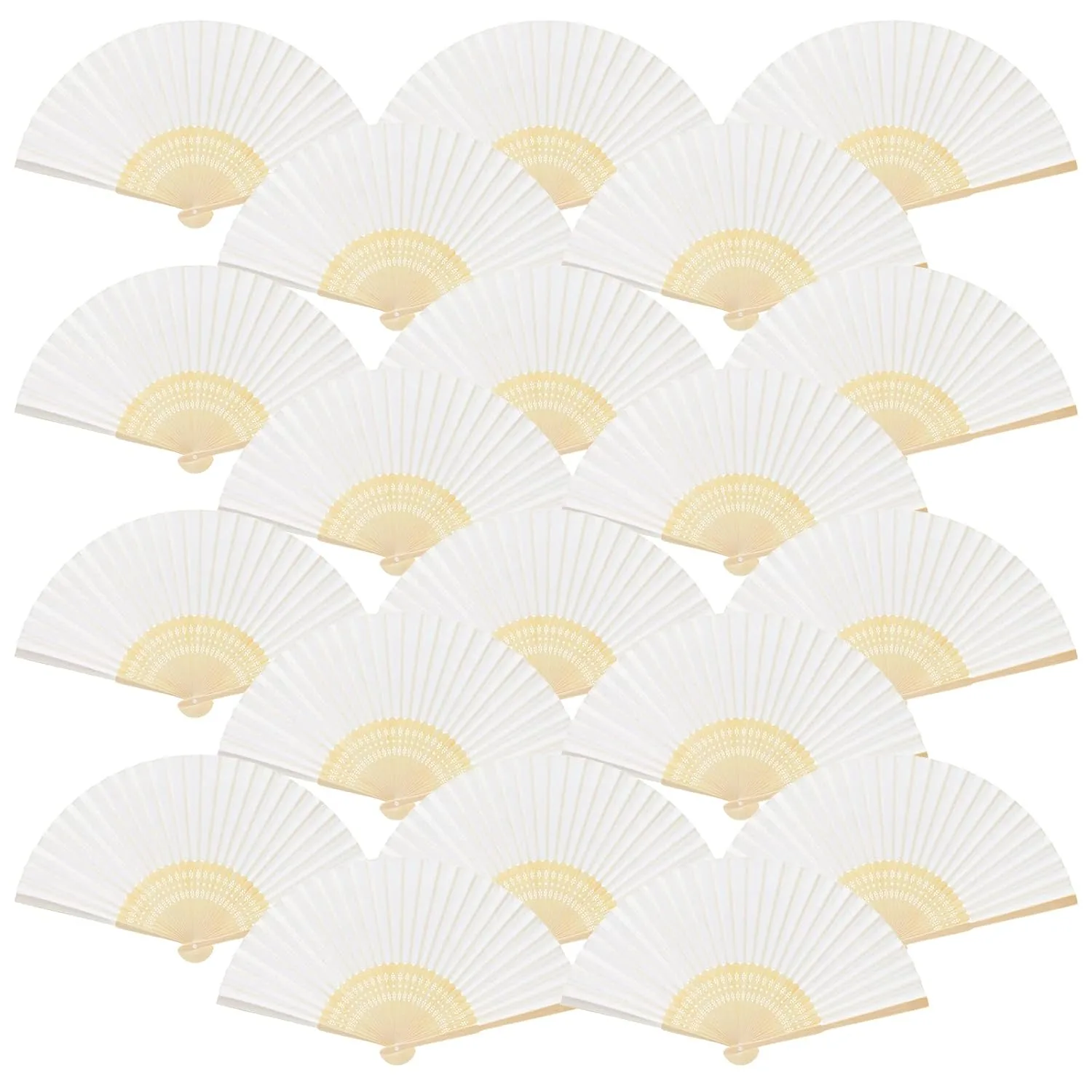 white paper fans 1