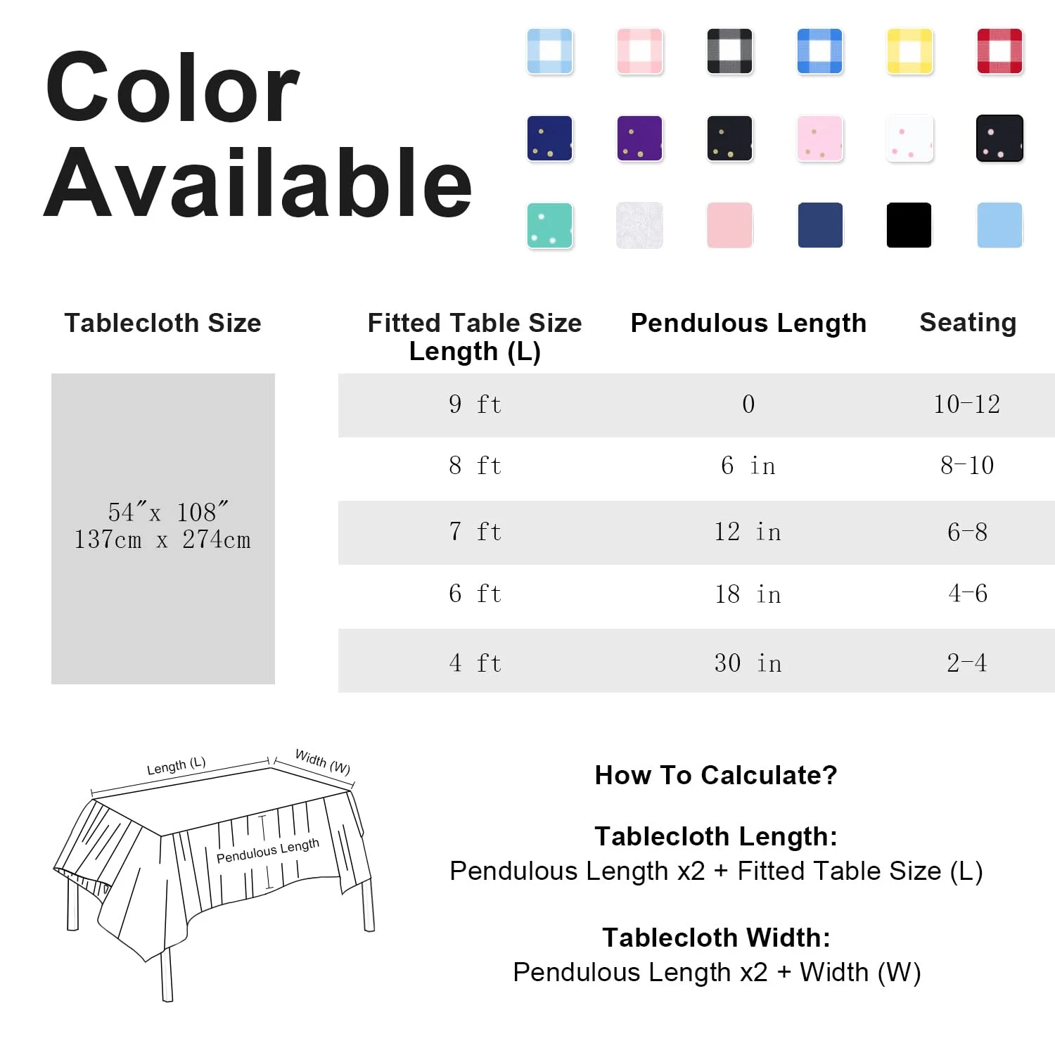 white pink dot tablecloths 6