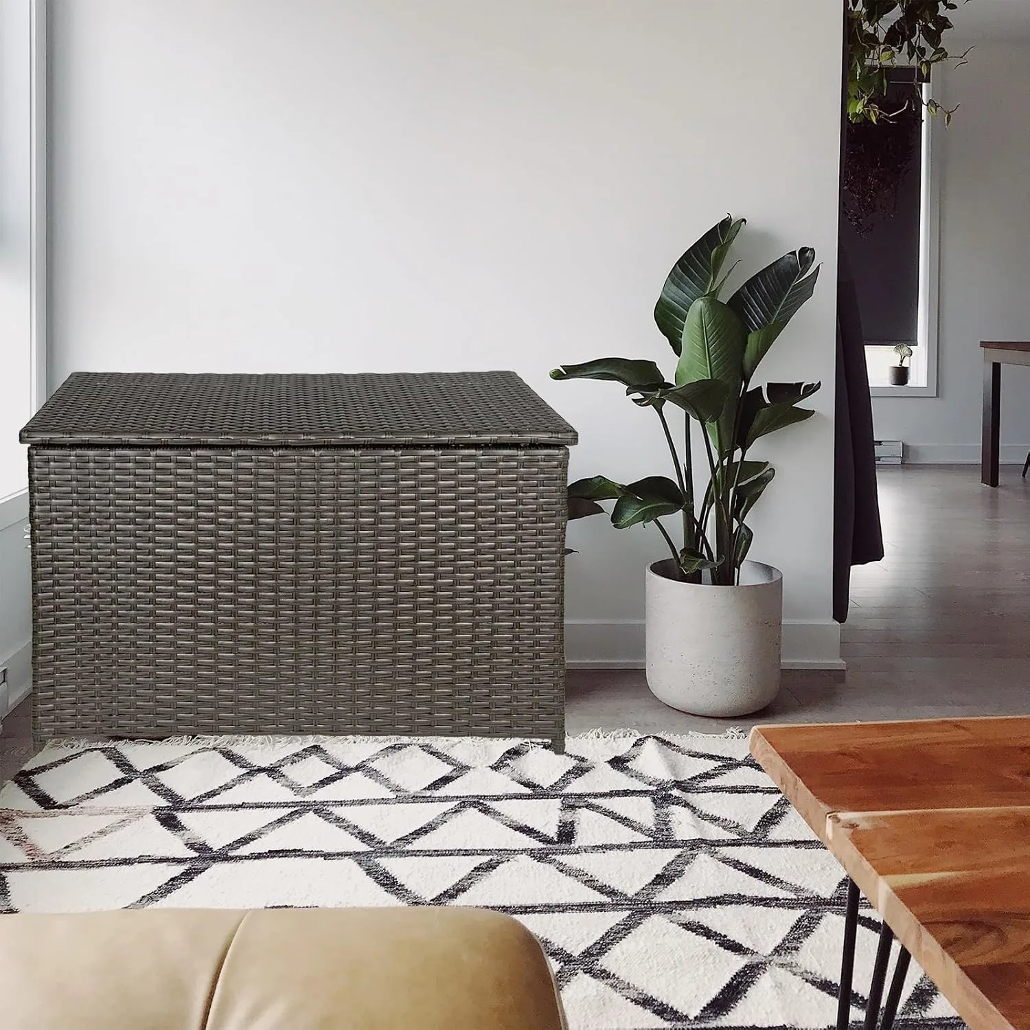 wicker storage trunk 2