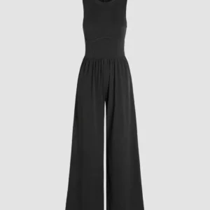 wide leg sleeveless jumpsuit 1
