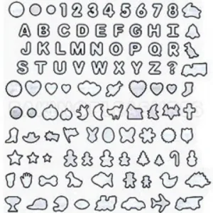 wilton cookie cutter set 4