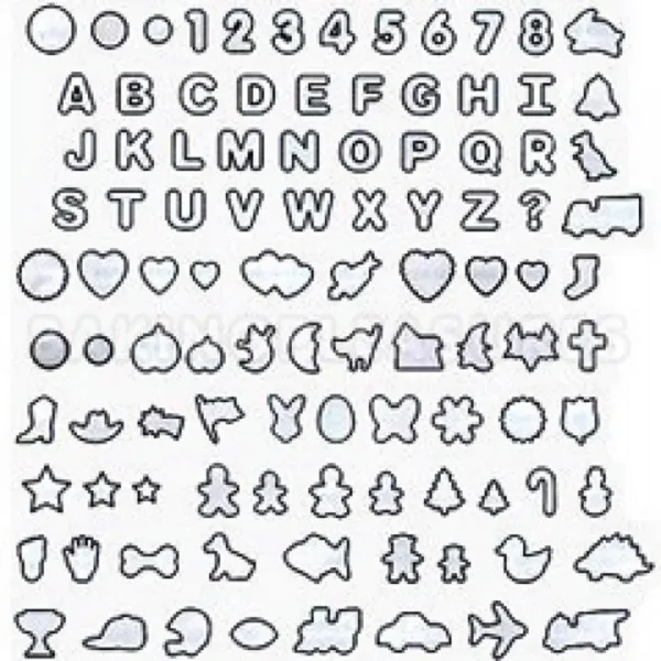 wilton cookie cutter set 4