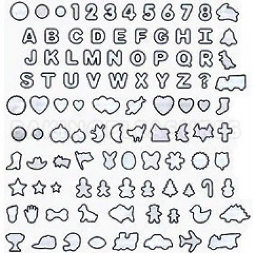 wilton cookie cutter set 4