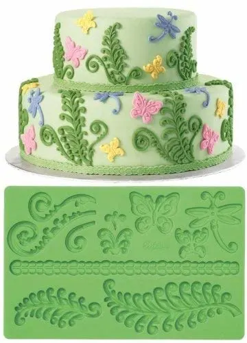 wilton fern fondant mold 3