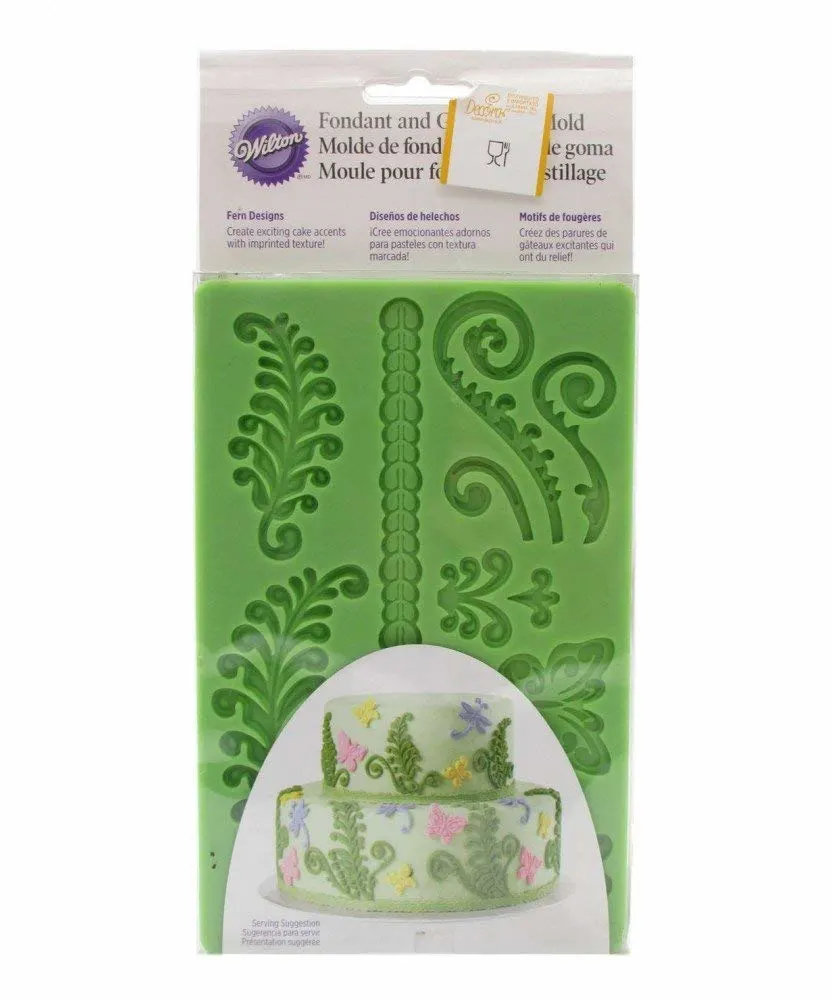 wilton fern fondant mold 4