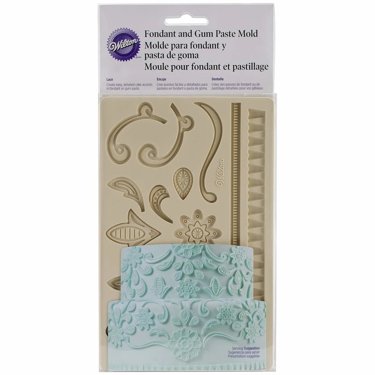wilton lace fondant mold 1
