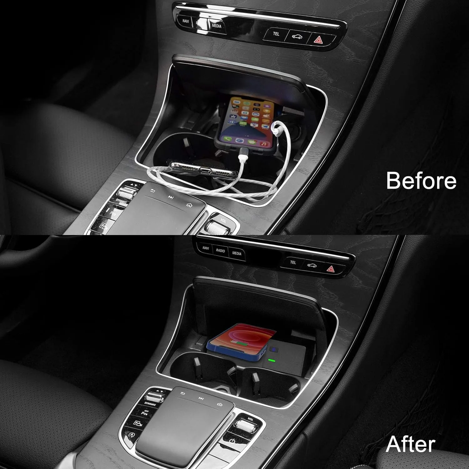 wireless car charger mercedes 3