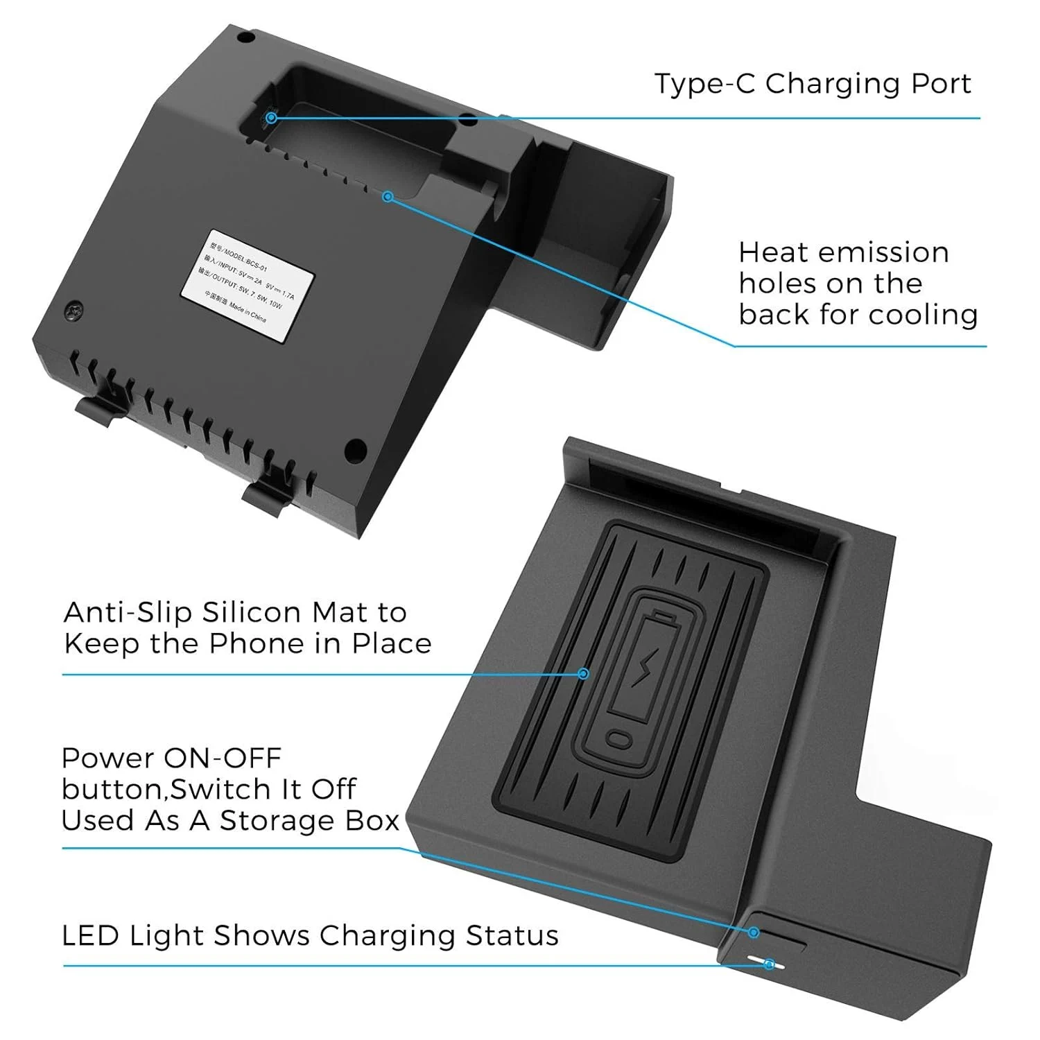 wireless car charger mercedes 4