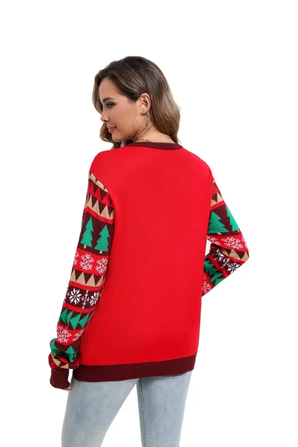 women christmas sweater reindeer 6