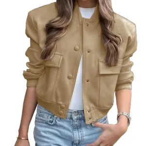 women cropped bomber jacket 1