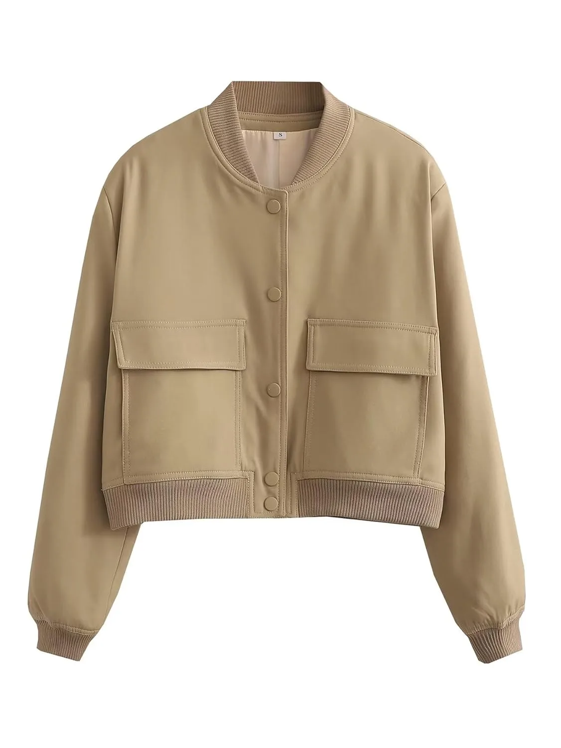 women cropped bomber jacket 5