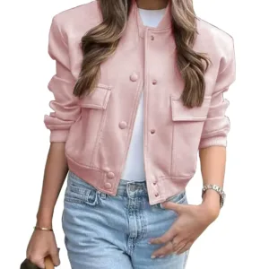 women cropped bomber jacket 7