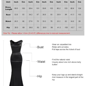 women elegant mermaid dress 7