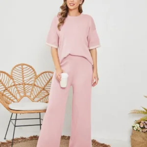 women knit sweater set 2