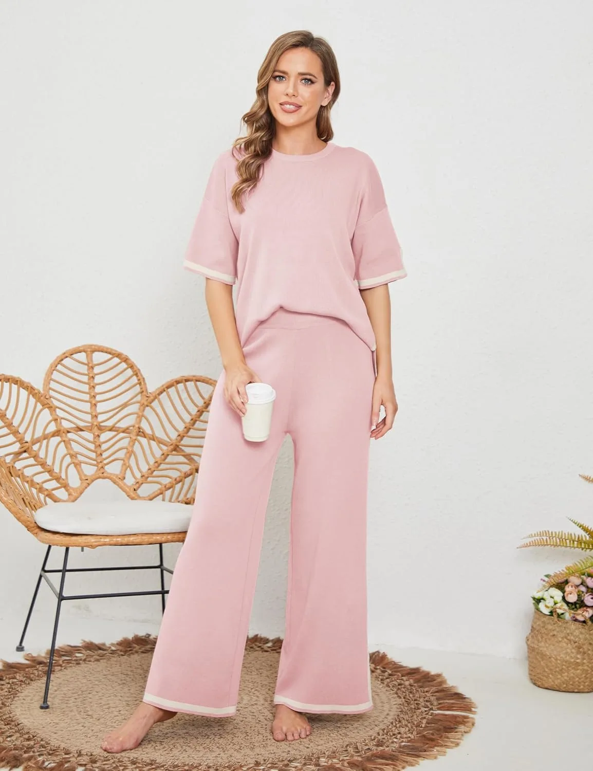 women knit sweater set 2