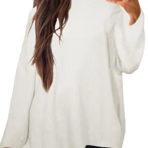 women oversized batwing sweater 1
