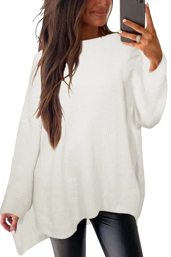 women oversized batwing sweater 1