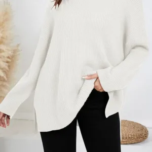 women oversized batwing sweater 2