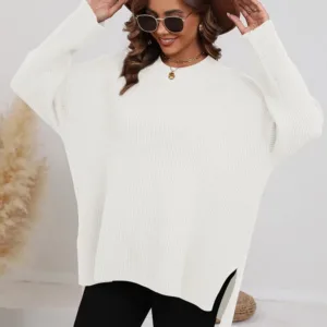 women oversized batwing sweater 3